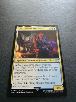Cid, Timeless Artificer (0420) - Final Fantasy - NM - MTG Magic - Image 1