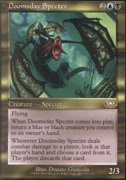 [1x] Doomsday Specter - Foil Played, English Planeshift MTG Magic - Image 1