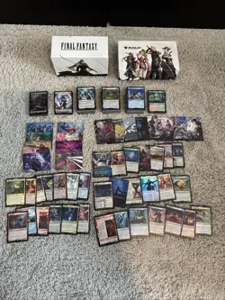 Magic MtG Final Fantasy Bundle 400+ Card Mixed Lot Full Art Foil Rares Boosters - Image 1