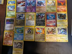Lot of 20 Stamped,mid era, Vintage Holos Pokemon Cards Collection DAMAGED - Image 3