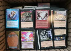 Vintage lot of Magic the gathering Revised to Mirrodin 3400+ cards, 13 lbs. - Image 1