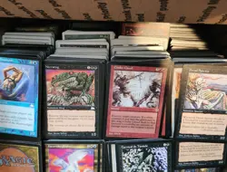 Vintage lot of Magic the gathering Revised to Mirrodin 3400+ cards, 13 lbs. - Image 2
