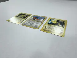 Set Of 3 Mint Pokemon The First Movie promo cards Pikachu/Electabuzz 2000 - Image 3