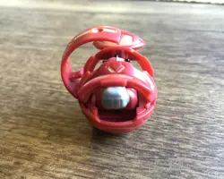 Bakugan Pyrus Red Warius 650G Battle Brawlers B2 Plus Magnetic Card - Image 5