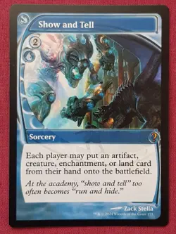 Magic The Gathering MYSTERY BOOSTER 2 MB2 SHOW AND TELL blue card MTG - Image 1