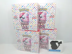 4 Boxes set Pokemon Cards Scarlet & Violet 151 sv2a Booster Sealed Box Japanese - Image 1
