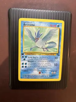 Articuno 17/62 1st Edition Rare - Fossil - Pokemon Trading Card Game TCG - LP - Image 1