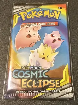 Pokemon Trading Card Game Sun & Moon Cosmic Eclipse Booster Pack 820650805899 - Image 2