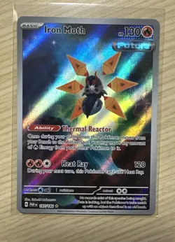 Iron Moth 187/182 SV04: Paradox Rift Pokemon Card Holo Near Mint NM - Image 1