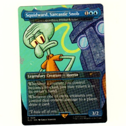 Squidward, Sarcastic Snob Secret Lair Magic The Gathering Card - Image 1