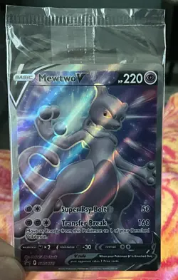 Mewtwo V SWSH229 SWSH: Sword & Shield Promo Cards Holo Sealed - Image 1