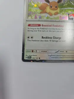 Eevee 143/191 Series 7 Prize Pack - League Promo - NM Pokemon TCG Holo Card - Image 4