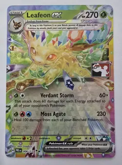 Leafeon ex 006/131 - Series 7 Prize Pack - League Promo - NM Pokemon TCG Card - Image 1