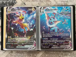 Oversized Pokemon Card Collection Binder *Jolteon, Flareon, and Vaporeon Promos* - Image 1