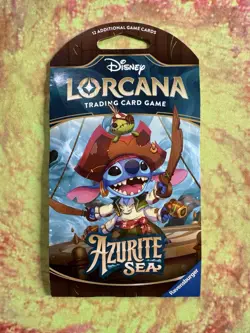 Disney Lorcana TCG: Azurite Sea Stitch Booster Pack (12 Cards) - Image 1