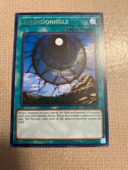 Yu-Gi-Oh! dimensionhole mint rare PSV-EN069 25th anniversary - Image 1