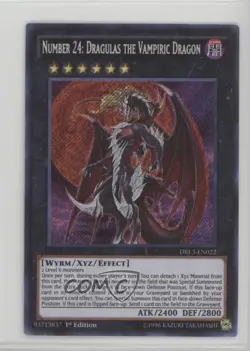 Number 24: Dragulas the Vampiric Dragon 1st Ed. #DRL3-EN022 13vm - Image 1