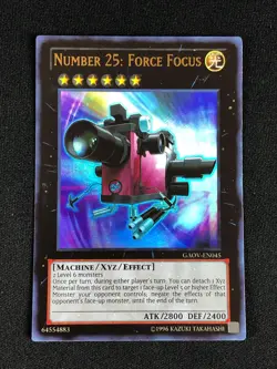 YUGIOH NUMBER 25 FORCE FOCUS GAOV-EN045 ULTRA NM - Image 1