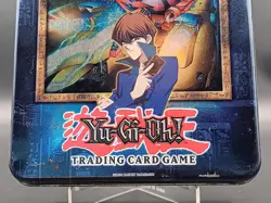 EMPTY METAL TIN Kazuki Takahashi 1996 Yu-Gi-Oh! Trading Card Game Seto Kaiba Lid - Image 2