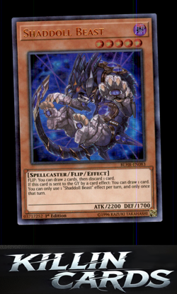 Shaddoll Beast BLHR-EN083 Ultra Rare Battles of Legend: Hero's Revenge YuGiOh Ca - Image 1