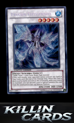 Frozen Fitzgerald DPCT-EN005 Secret Rare 2011 Duelist Pack Tin YuGiOh Card LP - Image 1
