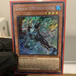 Yugioh! Elemental HERO Liquid Soldier LDS3-EN103 Secret Rare - Limited Edition - Image 1