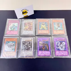Yu-Gi-Oh! Ultimate Rare Lot x8 Relief Cards Vintage Japanese Set M. Special - Image 1