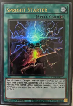 YuGiOh Spright Starter Ultra Rare 1st Edition POTE-EN055 - Image 1