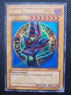 Yugioh! Dark Magician RP01-EN003 ORIGINAL PRINT Ultra Rare (Played ) Retro Pack - Image 1