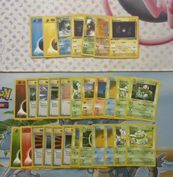 Vintage Pokemon Card Lot Wotc First Edition Shadowless 30 Cards - Image 1