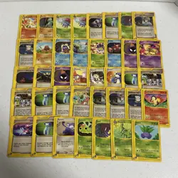 Pokemon TCG: Vintage Expedition Base Set Non Holo Lot - 39 Card Lot - Image 1