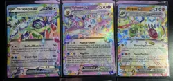Tera Pokemon Ultra Rare ONLY Rainbow Borders Lot of 9 NM Cards - Image 2