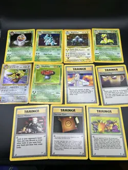 Pokemon Vintage Lot 11 Cards - Image 1