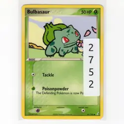 Pokemon TCG Bulbasaur 45/100 EX Crystal Guardians Regular Common Card EN-MP 2006 - Image 3