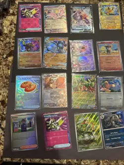 Pokemon TCG 16 Card Mixed Lot #12 Full Art Pokeball Ex - Image 1