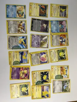 Huge Collection Bulk Lot of 100+ Pokemon Cards Mixed WOTC-XY Vintage HP-DAMAGED - Image 1