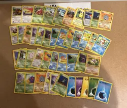 44 Mixed Vintage (Jungle Fossil) Pokemon Card Lot Vintage WOTC - Image 1