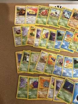 44 Mixed Vintage (Jungle Fossil) Pokemon Card Lot Vintage WOTC - Image 3
