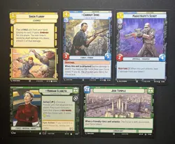 Star Wars Unlimited Legends Of The Force 5 Card Lot -C - Image 1