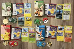 Lot Of 4 2022 Pokemon Match Battle McDonald's Promo Booster Card Box 1 3 8 10 - Image 1