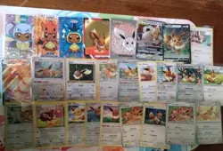 Eevee Collection Pokemon Cards TCG and non-TCG Lot of 26 Cards See Pictures - Image 1