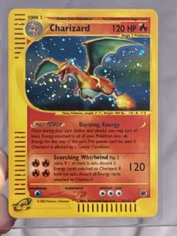 Pokemon TCG Charizard Expedition Holo Card 6/165 E Series E Reader NM - Image 1
