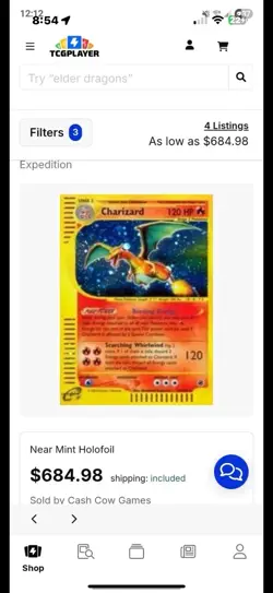 Pokemon TCG Charizard Expedition Holo Card 6/165 E Series E Reader NM - Image 3