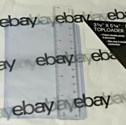 1-LARGE Ultra Pro Hard Plastic TopLoader Protector Holder for Vaccine Card Proof - Image 4