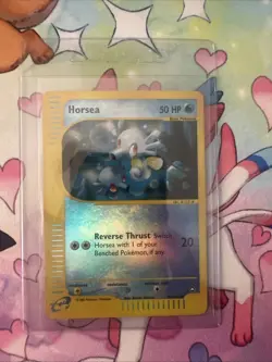 Horsea 85/147 Aquapolis 2002 Reverse Holo E-Series Nintendo Pokemon Card TCG - Image 1