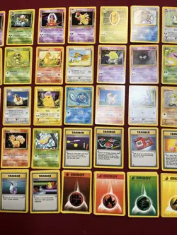 Pokemon BASE Set 53- Card UNCOMMON/COMMON Non-Holo Lot - Image 3