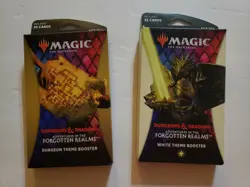 Magic the Gathering Dungeons & Dragons Forgotten Realms Cards - 2 Packs NEW - Image 1