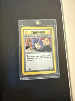 Pokemon TCG Here Comes Team Rocket! 1st Edition Card #15/82 Holo Free Shipping - Image 1