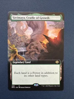 MTG Yavimaya, Cradle of Growth (Extended Art) - Modern Horizons 2 (MH2) NM - Image 1