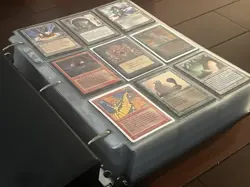 Giant Old Vintage Magic The Gathering 1044 Cards Collection Binder Alpha Mtg Lot - Image 1